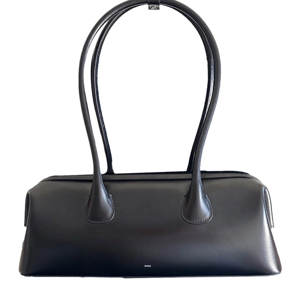 OSOI Boat Wide Leather Shoulder Bag